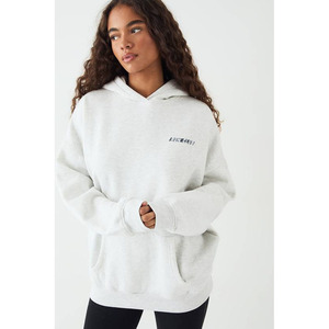 Sweat à capuche respirant en molleton de coton français de haute qualité pour femme avec logo personnalisé sur le devant - Product Image 1