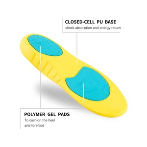 Polyurethane Gel Heel Cushioning Antimicrobial Best Inner Soles <b>Memory</b> <b>Foam</b> PU Work Boots <b>Insoles</b> for Women - Product Image 5