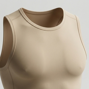 Débardeur de sport pour homme, sur mesure, 100 % polyester, séchage rapide, respirant, pour entraînement fitness et course en extérieur - Product Image 2