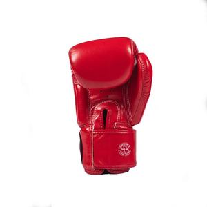 ถุงมือชกมวย Fairtex สีแดงคุณภาพสูง หนังวัวแท้ สำหรับฝึกซ้อม ผลิตตามสั่ง น้ำหนักเบา ระบายอากาศได้ดี เหมาะสำหรับการต่อสู้ - Product Image 6
