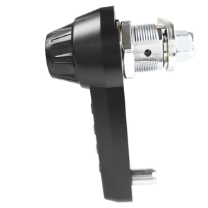 Serrure à came en alliage de zinc chromé avec clé de secours pour la sécurité des armoires - Product Image 3