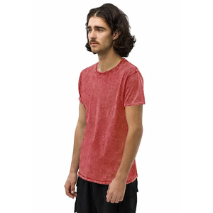 เสื้อยืดผู้ชายสั่งทำพิเศษ ล้างสีแบบแอซิดวอช ผ้าฝ้าย 100% สไตล์วินเทจ ทรงหลวม แขนสั้น ลำลอง สตรีทแวร์ เสื้อยืดล้างสีแบบแอซิดวอช - Product Image 2