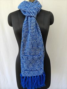 Versatile Outdoor Unisex Knitted Scarf - All-Weather Warmth - Customizable Soft Ribbed Knit <b>Neck</b> <b>Wrap</b> - Product Image 5