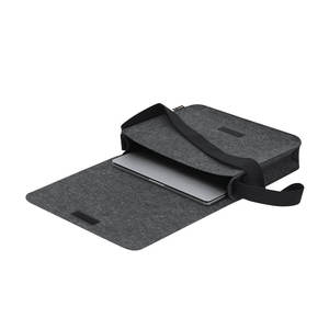 Maletín de lujo para portátil, delgado, para hombres y mujeres, bandolera, resistente al agua, funda para portátil, portafolio - Product Image 3