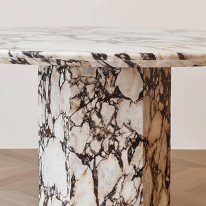 Luxury Furniture Marble Italian Calacatta Viola Marble Coffee <b>Table</b> Decorative <b>Sofa</b> <b>Table</b> For Home and Hotels - Product Image 4