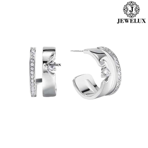 Hot Sale Natural VVS Diamond <b>Stud</b> Earrings 925 Sterling <b>Silver</b> Rhodium Plated IGI Certified Trendy Wedding for Parties Gifts - Product Image 2