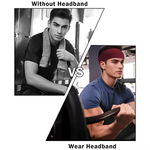 Factory Direct Wholesale Price Thin Breathable Polyester Yoga Fitness <b>Sports</b> <b>Headband</b> New Outdoor <b>Sports</b> <b>Headband</b> - Product Image 2