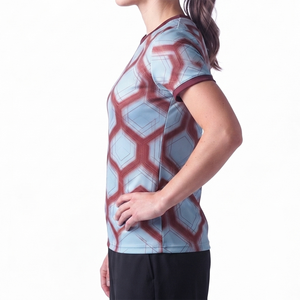 Hauts d'entraînement durables avec coutures renforcées, protection UV, coupe confortable, vêtements de sport modernes, hauts d'entraînement respirants pour femmes - Product Image 3