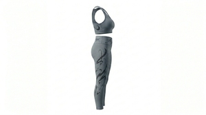 Ensembles de yoga pour femmes personnalisés de haute qualité, respirants, à séchage rapide, légers, impression personnalisée, design sans manches en 2 pièces - Product Image 4
