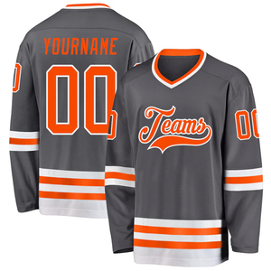 Jersey de Hockey sobre Hielo OEM, Uniforme Deportivo con Logotipo de Equipo Personalizado, Ropa de Hockey de Poliéster de Secado Rápido - Product Image 5