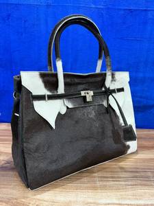 Sac fourre-tout pour femme en similicuir imprimé léopard, fermeture à fermoir, deux poignées, grande capacité, usage quotidien décontracté, RABADA, imperméable, à porter à l'épaule - Product Image 3