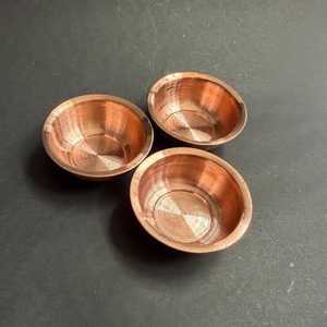 Ensemble de bols en cuivre faits à la main pour la cuisine, le service et la décoration - Product Image 2