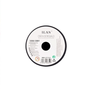 ริบบิ้นของขวัญ 5 มม. x 100 หลา สีเบจ สำหรับบรรจุภัณฑ์ - Product Image 2