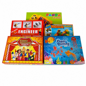 Custom Printed Toy Packaging Gift <b>Box</b> | Book Style Cardboard Drawer <b>Box</b> for Baby Toys Keepsakes Display and Storage Packaging - Product Image 5