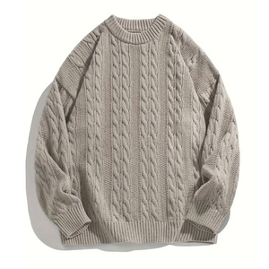 Suéter de Punto Personalizado para Hombre, Ropa de Invierno, Cómodo, Resistente al Viento, Transpirable, Último Modelo en Venta - Product Image 1