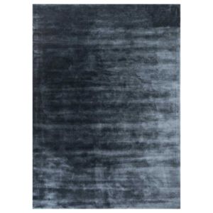 Z&H HOME OEM Luxury Silk Hand Loom Plush Boho <b>Thick</b> Loop Pile Area Rug Cut Pile SkyBlue Washable Non-Slip High Quality - Product Image 2