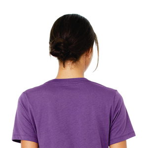 เสื้อยืดคอกลมออกแบบให้เป็นรูมีเพชรสีล้วนสำหรับสตรีทแวร์เข้ารูปปกติทำจากผ้าฝ้ายสี100% ฤดูร้อนเป็นมิตรต่อสิ่งแวดล้อม - Product Image 3