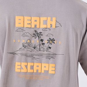 Camisetas de Hombre al por Mayor, 100% Algodón, Corte Holgado, Estilo Personalizado, Ropa Casual Urbana, Transpirable, de Secado Rápido - Product Image 6