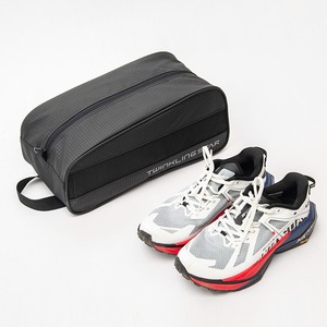 Black shoe bag simple storage bag sports shoe bag practical outdoor bag - Product Image 2