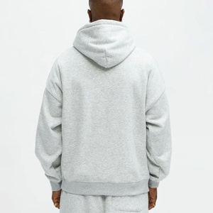 Sweat à capuche unisexe en molleton de coton écologique de haute qualité, coupe classique, manches classiques, poche kangourou, impression en relief - Product Image 4