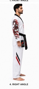 Uniforme de taekwondo premium confeccionado con tela resistente que ofrece comodidad, flexibilidad y un rendimiento confiable en cada día de entrenamiento. - Product Image 4