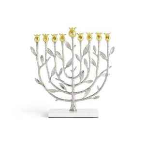 Ménorah de style moderne et unique pour villas, synagogues, temples, éclairage de table, utilisation décorative, porte-bougie Hanouka. - Product Image 2