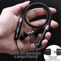 Cuffie Bluetooth Wireless HE05 con Fascia da Collo, Impermeabili al Sudore, per Fitness ed Esercizio, Vendita all'Ingrosso