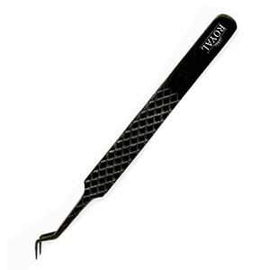 Pinces professionnelles pour extensions de cils Royal Tweezers Instruments - Acier inoxydable, logo personnalisé, durables, antimagnétiques, pointe incurvée - Product Image 6