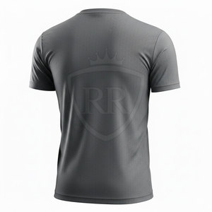 T-shirt en polyester respirant tricoté de haute qualité, style décontracté, pour les séances d'entraînement physique des hommes - Product Image 6