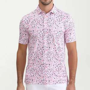 Polo de golf formel rayé à manches longues absorbant la transpiration – Polos pas chers Chine - Product Image 1