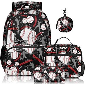 Sac à dos de sport en polyester imprimé basketball, fermeture éclair, imperméable, sac de gym, sac de fitness extérieur, sac d'école pour adolescents, voyage sportif - Product Image 4