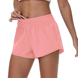Shorts de course pour femmes, nouvelle conception, séchage rapide, légers, shorts d'entraînement, logo personnalisé, OEM, ODM, vente en gros de vêtements de sport - Product Image 3