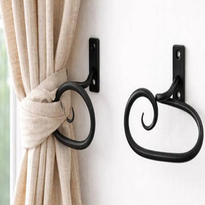 Hand Forged <b>Curtain</b> Holders - Product Image 4