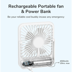 Jisulife TableFan Life1(4500mAh) FA26 White - Product Image 6