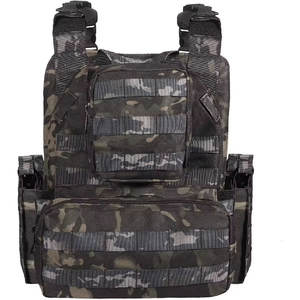 Chaleco Táctico Ajustable para Paintball - Chaleco Protector Cómodo e Impermeable de Poliéster/Nylon con Opciones Personalizables para Actividades al Aire Libre - Product Image 1