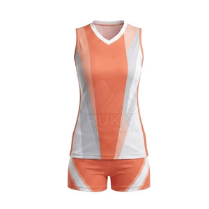 Maillot de volley-ball pour femmes, short en polyester respirant, vêtements de sport performants, club, école, équipe, vente en gros, vêtements de sport - Product Image 5