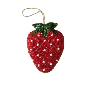 Trendy Beaded Keychain With Seed Beads Elegant Pattern Luxury Seed Beads Embroidery Keychain Fashion Accessory - Product Image 2
