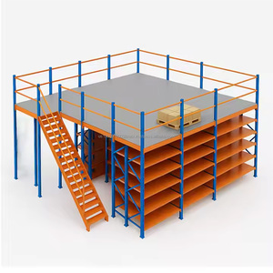 Estantería de palets de almacén de 2,7 m de longitud resistente azul y naranja - Product Image 6
