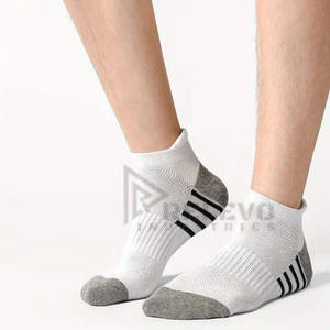 Calcetines de Hombre Lisos de Spandex/Nylon, Transpirables, Ecológicos, con Diseño Jacquard, Personalizados, de Primera Calidad, para Uso Diario y Formal - Product Image 4