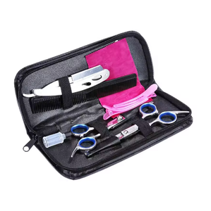 Ciseaux de coiffure 5.5/6.0 pouces en promotion, ciseaux de barbier pas chers, ciseaux à effiler, rasoir de coiffeur, ensemble d'outils de coupe de cheveux - Product Image 1