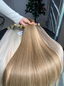 Extensions de cheveux vierges bruts à donneur unique, pré-collées, couleur teinte, fournisseur spécial en gros d'usine du Vietnam, lisses, Nasa - Product Image 6