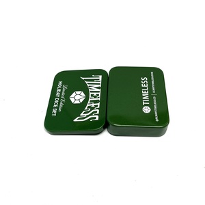 Caja Metálica Verde Oliva con Cierre, Recipiente de Almacenamiento, Estuche de Embalaje Personalizado con Impresión - Product Image 5