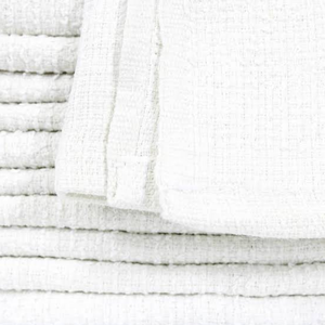 Popular On <b>Sale</b> 16x19 White 100% Cotton Ribbed Bar <b>Mop</b> Towels 32 oz Super Absorbent Restaurant Cleaning Towels from Asian Mill - Product Image 3