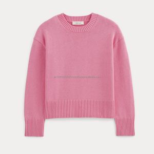 Logo Custom <b>Men's</b> Acrylic Winter Quick-Dry Pullover Sweater Vintage White <b>Long</b> Sleeve Streetwear Knitwear - Product Image 1