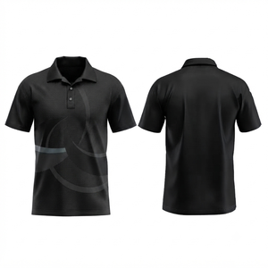 Camisa Ostriya para Hombre, con Bloques de Color, Estampado por Transferencia Térmica, Antiarrugas, Manga Corta, con Bolsillo, Informal, Tejida, Largo Regular, 100% 200g - Product Image 2