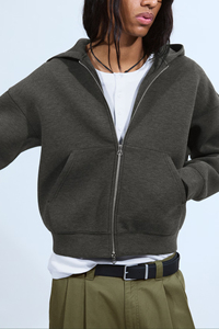 Sudadera con Capucha Extra Grande, Unisex, con Estampado de Letras, Informal, Transpirable, Ecológica, de Felpa Francesa, de Algodón, para Invierno - Product Image 3