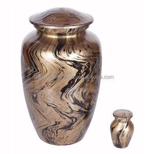 Multi Colour Metal Cremation Urn Memorial Human <b>Ashes</b> Container Jar <b>Pot</b> | Burial Funeral Urns - Product Image 2