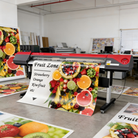 Impresora de Inyección de Tinta Semiautomática Roland RF-640 Eco de Segunda Mano para Material Flexible, Cabezal de Impresión DX7 para Impresión de Papel Tapiz