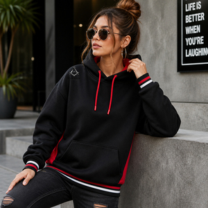 Vente en gros de vêtements maçonniques : Sweat à capuche en molleton de coton pour femmes, brodé pour sororité grecque, et sweat à capuche en polyester et coton pour femmes grecques - Product Image 4