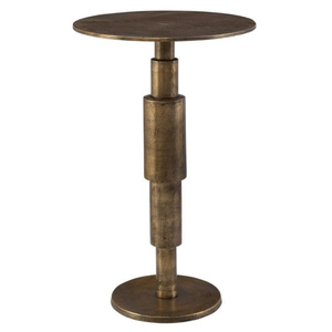 Table d'appoint en aluminium au design magnifique, finition dorée antique, pour la maison, l'hôtel, le salon, meubles décoratifs, table d'angle - Product Image 6